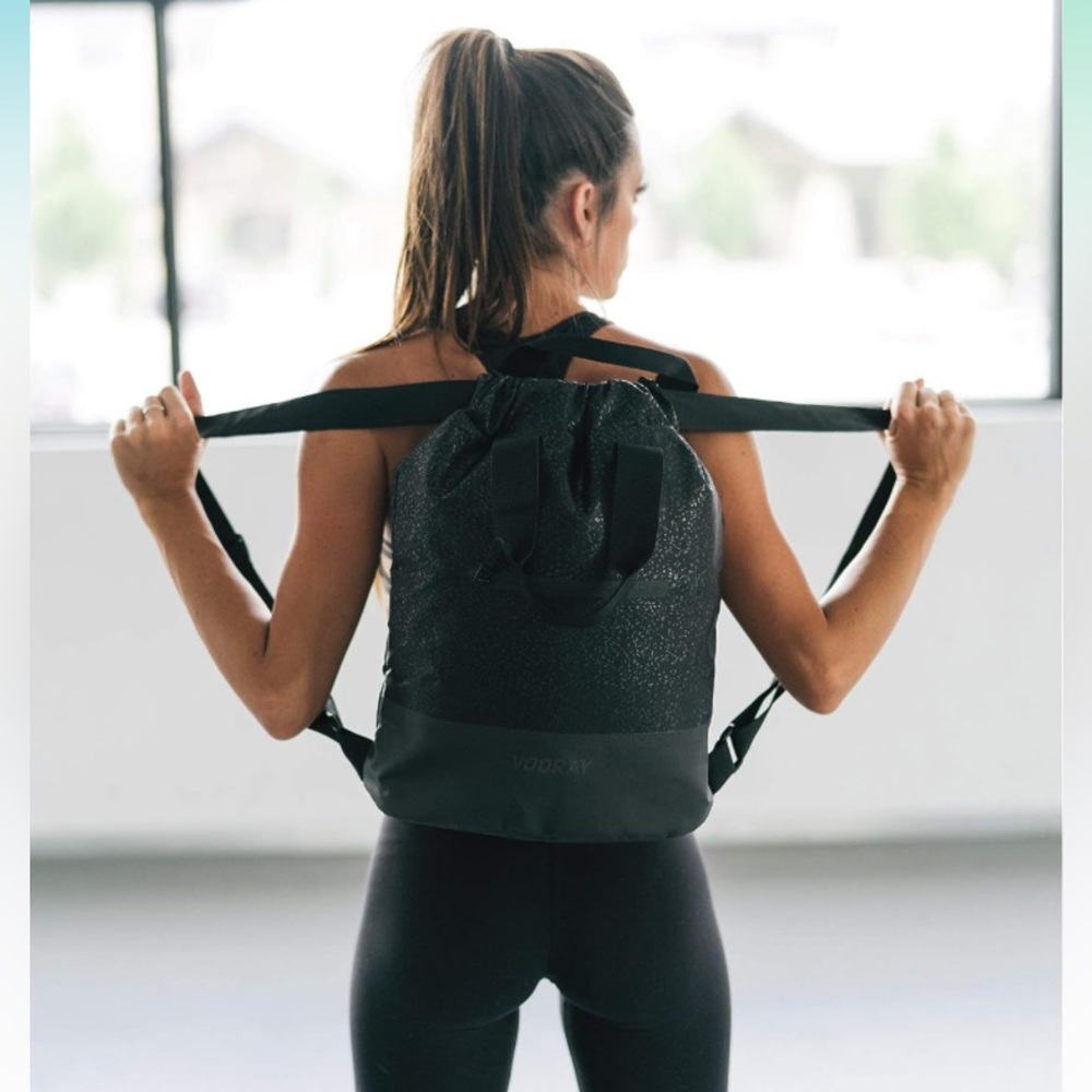 Vooray Flex Clinch Backpack - Black Foil